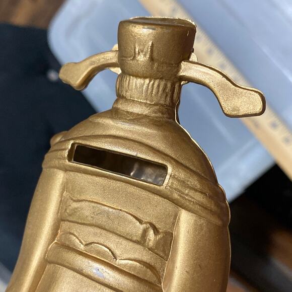 Vintage Good Fortune Fu Lu Shou Figurine Statue coin bank travel souvenir UNIQUE - Picture 9 of 13